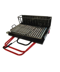 BARBECUE A LEGNA PIEGHEVOLE ARNOLD CON GRIGLIA 47X50 CM